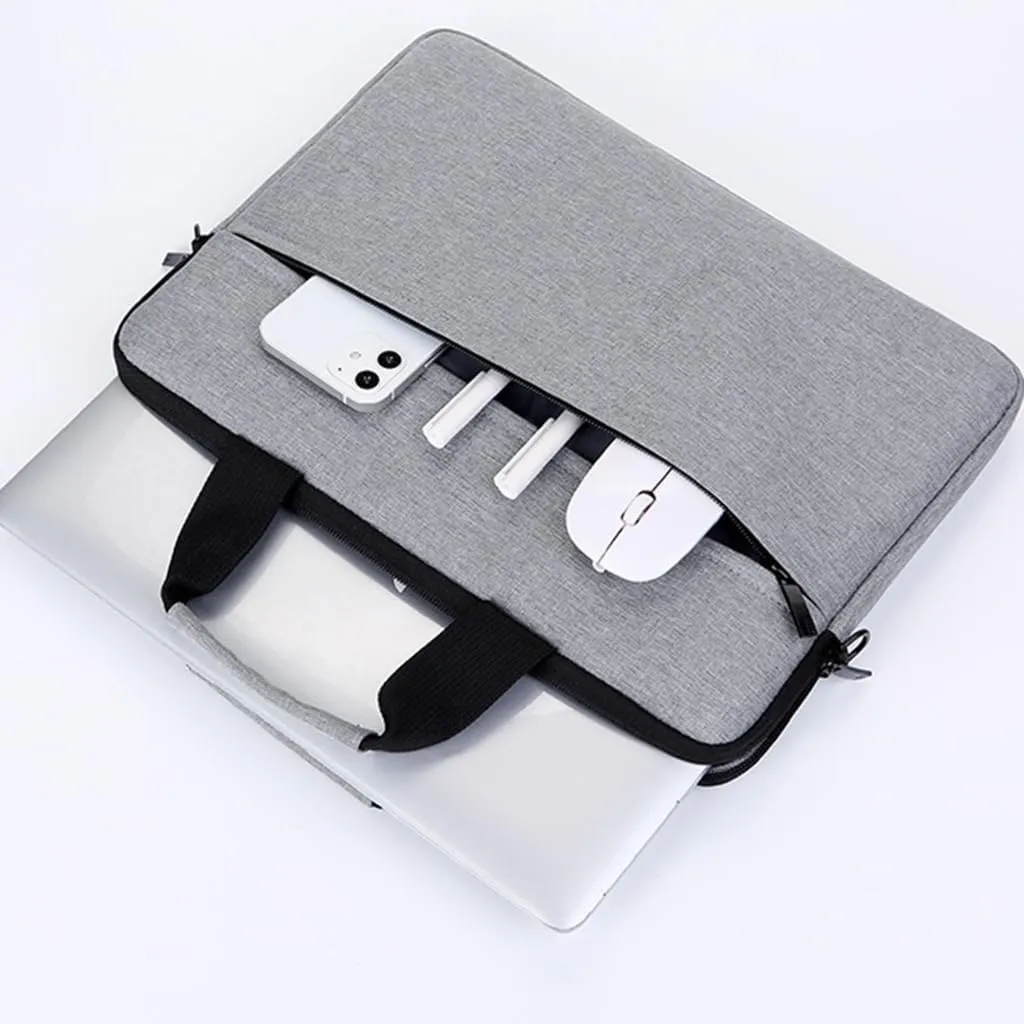 Multifunctional Laptop Carrying Case with Adjustable Shoulder Strap for 13/14/15 Inch Notebook Oxford Fabric Bag Pouches