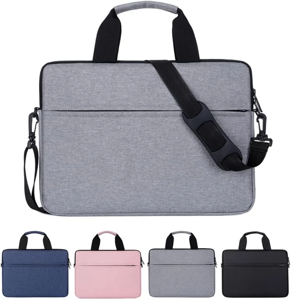 Multifunctional Laptop Carrying Case with Adjustable Shoulder Strap for 13/14/15 Inch Notebook Oxford Fabric Bag Pouches