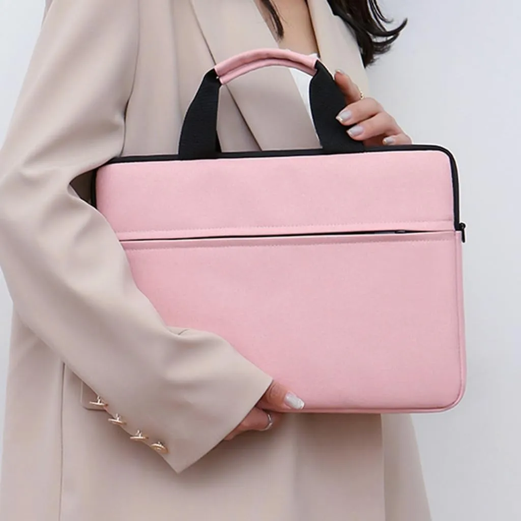 Multifunctional Laptop Carrying Case with Adjustable Shoulder Strap for 13/14/15 Inch Notebook Oxford Fabric Bag Pouches