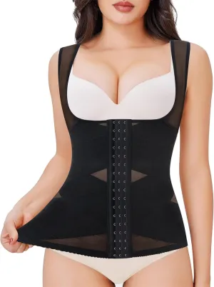 Nebility Waist Trainer for Women Corset Shapewear Tummy Control Body Shaper Vest Waist Cincher Shapewear