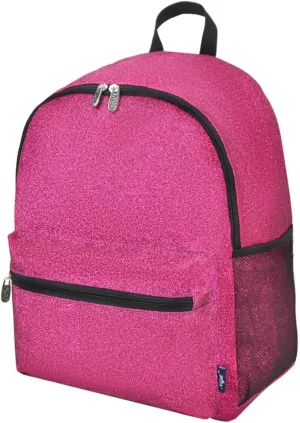 NGIL Large Glitter Cheer Backpack for Competitions, Dance, and Practice  Cheerleading Bag with Accessories Storage, Sparkle Bookbag for Cheerleaders, Coaches, and Competition Gear (Glitter-Hot Pink)