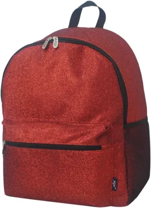 NGIL Large Glitter Cheer Backpack for Competitions, Dance, and Practice  Cheerleading Bag with Accessories Storage, Sparkle Bookbag for Cheerleaders, Coaches, and Competition Gear (Glitter-Red)