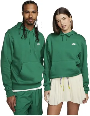Nike Sportswear Club Fleece Pullover Hoodie (BV2654-365, Malachite/Malachite/White) Size X-Large