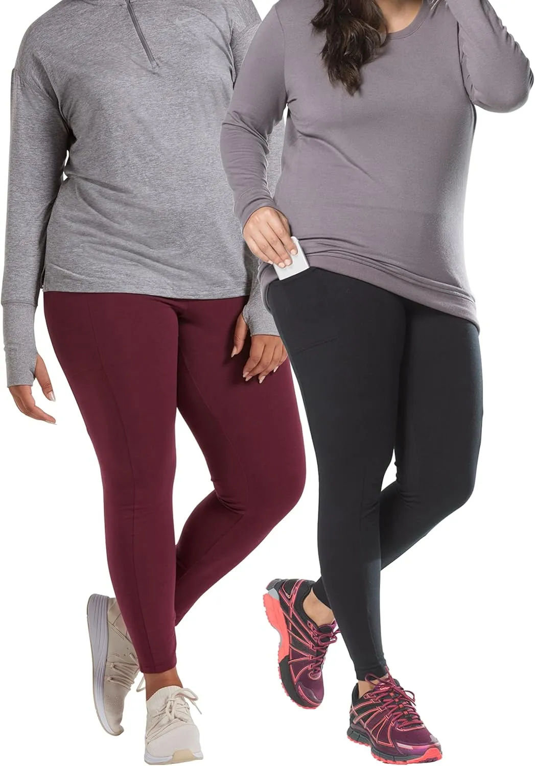 No Nonsense Women's Cotton Lounge Legging with Pocket