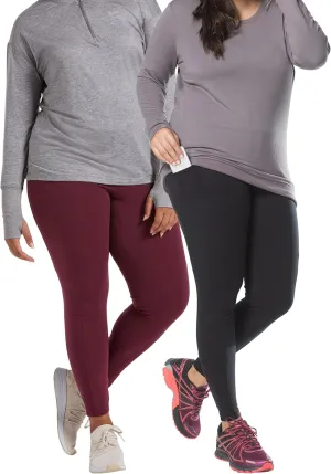 No Nonsense Women's Cotton Lounge Legging with Pocket