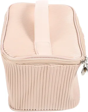 NOLITOY Travel Toiletry Bag Set Makeup Organizer Bag Pu Leather for Women Makeup Pouches for Hair Cosmetics