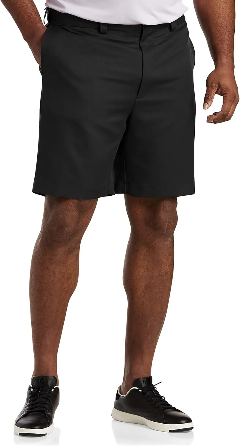 Oak Hill by DXL Men's Big and Tall Waist-Relaxer Microfiber Shorts | Machine Washable,Multiple Colors, Sizes 42-60"