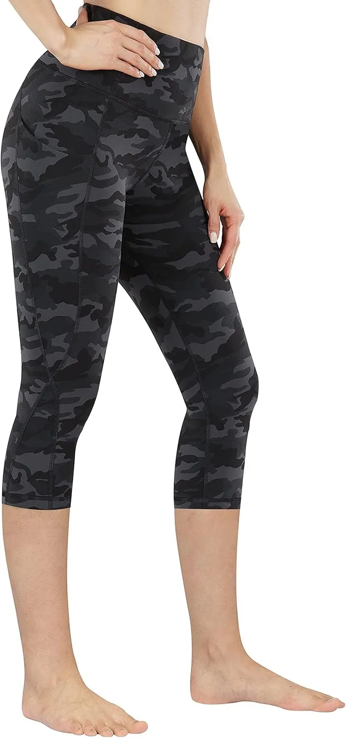 PHISOCKAT High Waist Yoga Pants Women with Pockets, Leggings for Women Tummy Control, Workout Leggings
