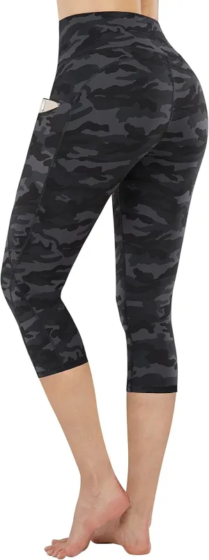 PHISOCKAT High Waist Yoga Pants Women with Pockets, Leggings for Women Tummy Control, Workout Leggings