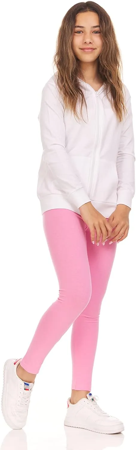 Pink Angel Little & Big Girls Zip Up Hoodie, Kids Full Zipper Hooded Fashion Sweatshirt