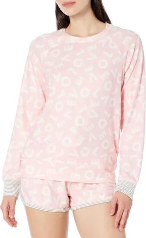 PJ Salvage Women's Loungewear Live Life Gratefully Long Sleeve Top