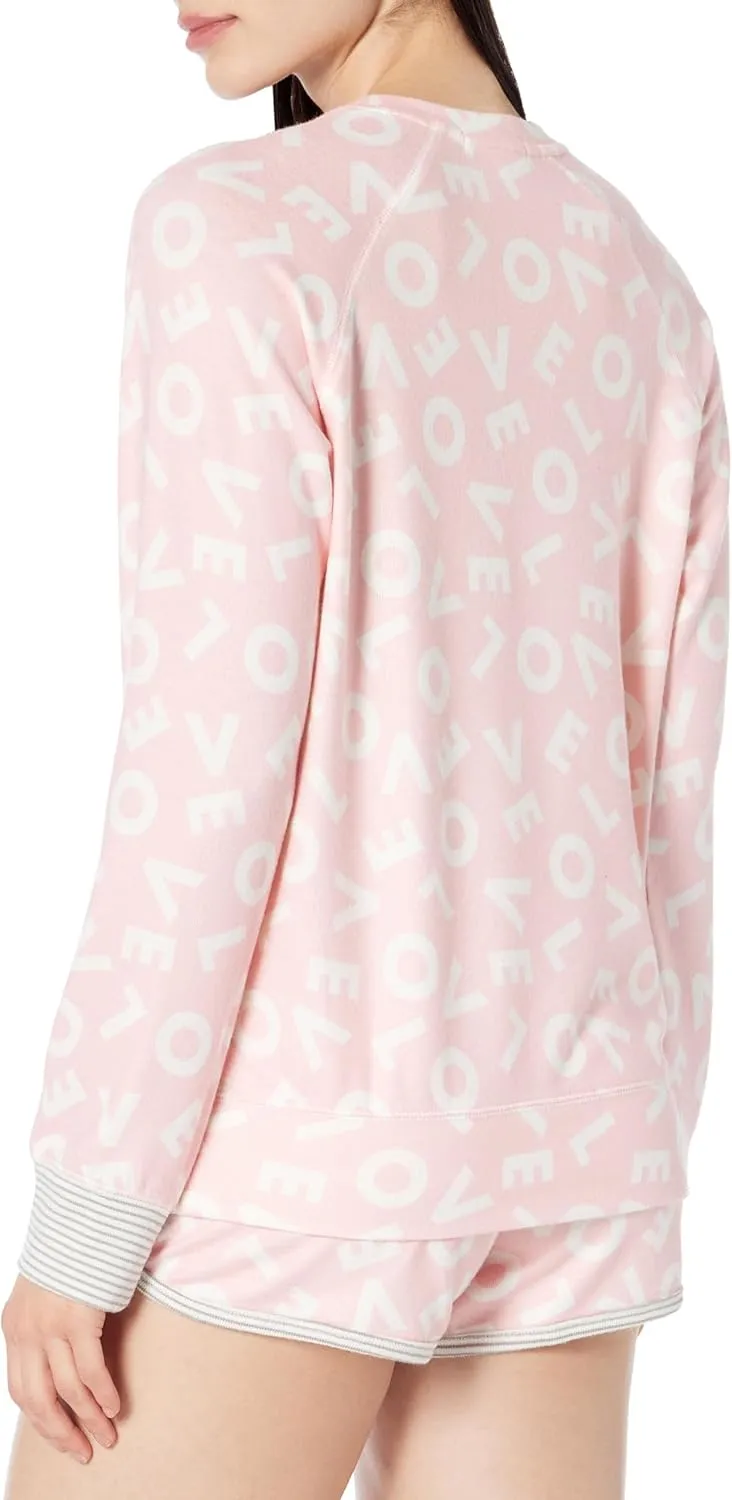 PJ Salvage Women's Loungewear Live Life Gratefully Long Sleeve Top