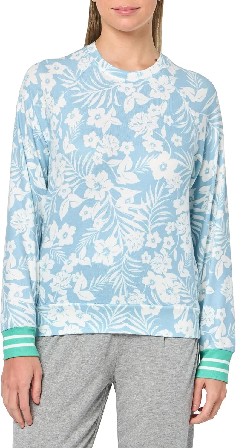 PJ Salvage Women's Loungewear Ocean Breeze Long Sleeve Top