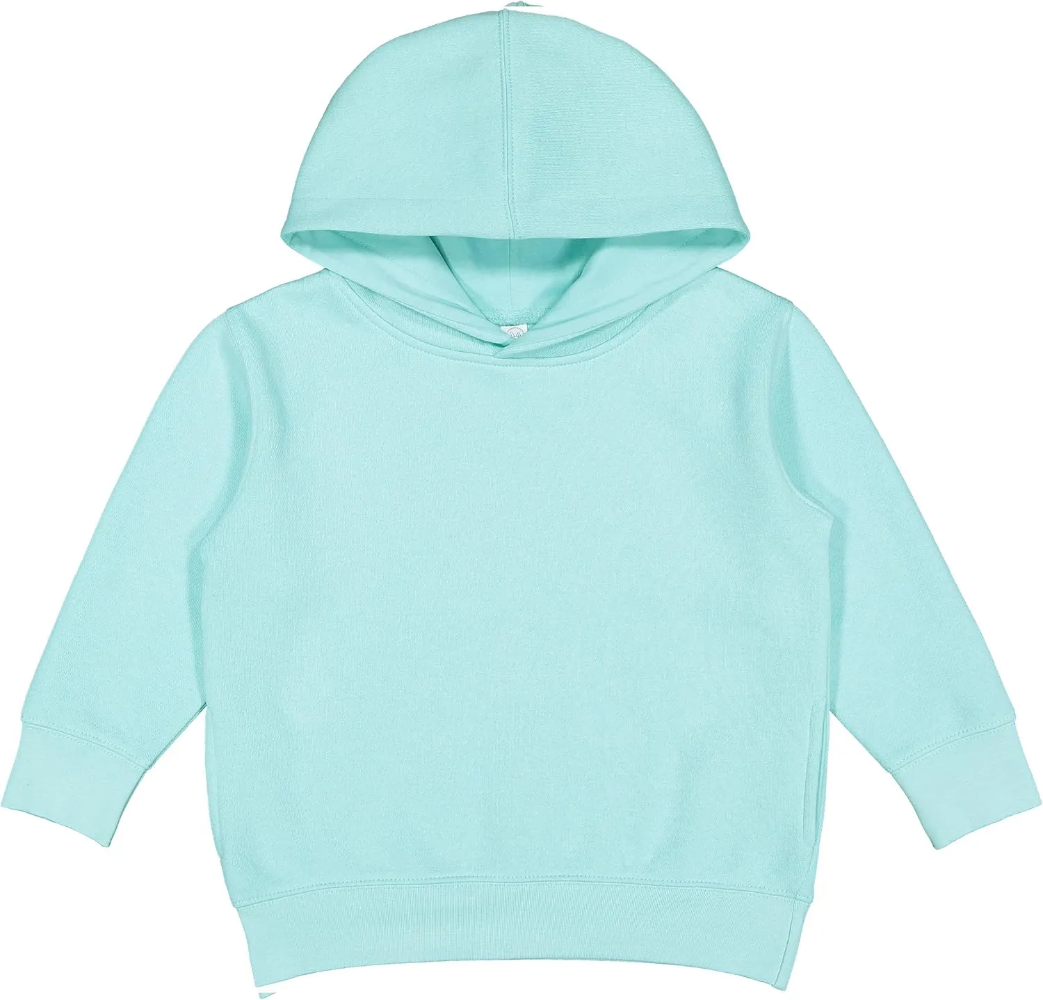 RABBIT SKINS Toddler Fleece Long Sleeve Hooded Pullover Sweatshirt with Side Seam Pockets