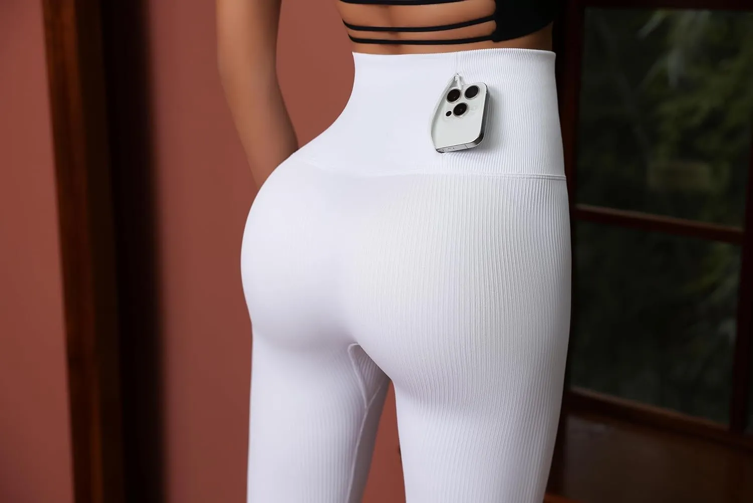 RASMEE Workout Leggings for Women Tummy Control High Waisted Seamless Compression Yoga Pants No See Through Soft Thick