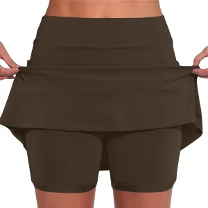RKSTN Womens Skorts with Pockets Tummy Control Plus Size Skirts for Women High Waist Athletic Sports Pants Workout Shorts