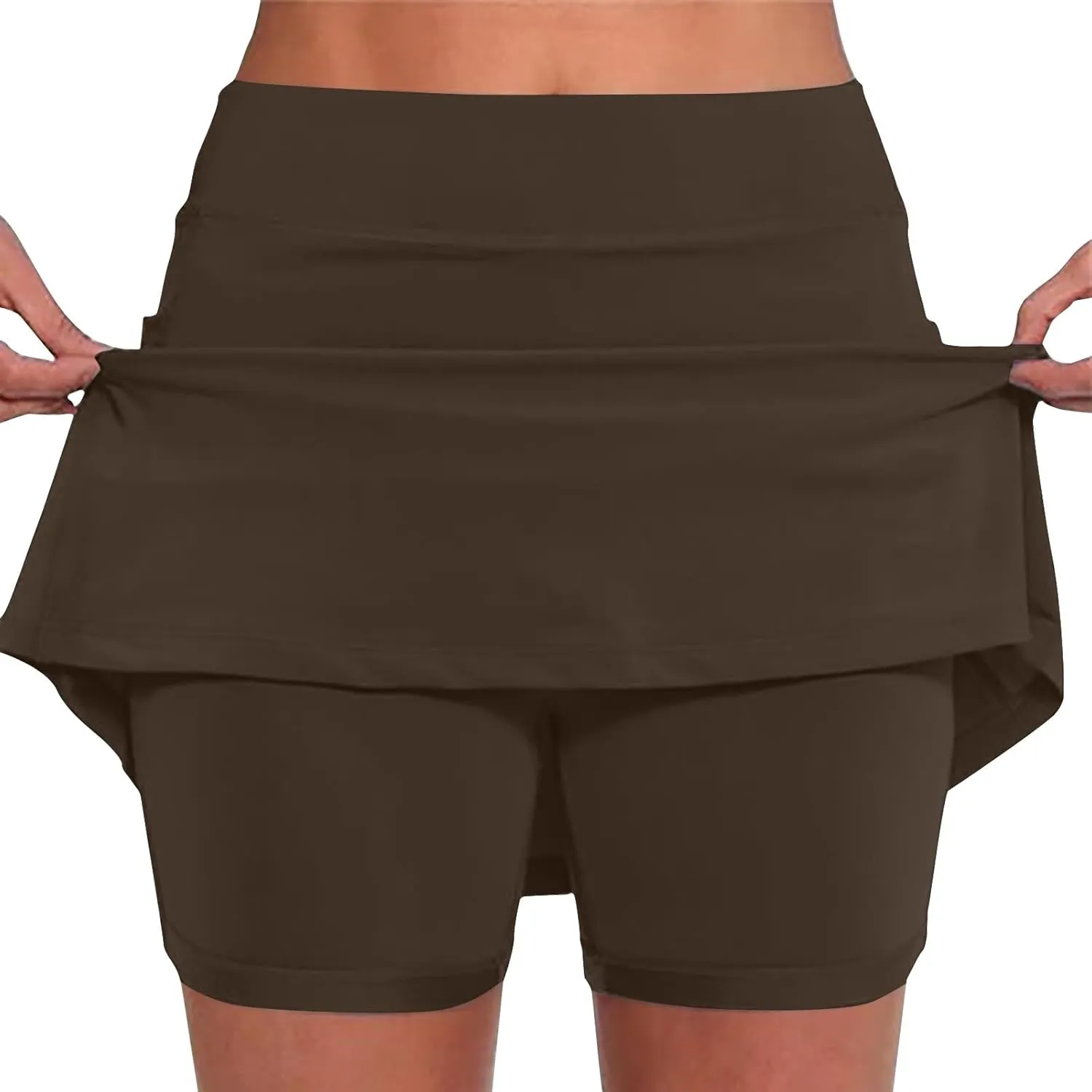 RKSTN Womens Skorts with Pockets Tummy Control Plus Size Skirts for Women High Waist Athletic Sports Pants Workout Shorts