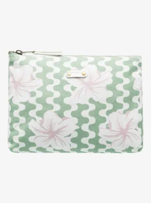 Roxy Women's Small Pouch Basil Party Waves Yw ERJAA04369_GHZS