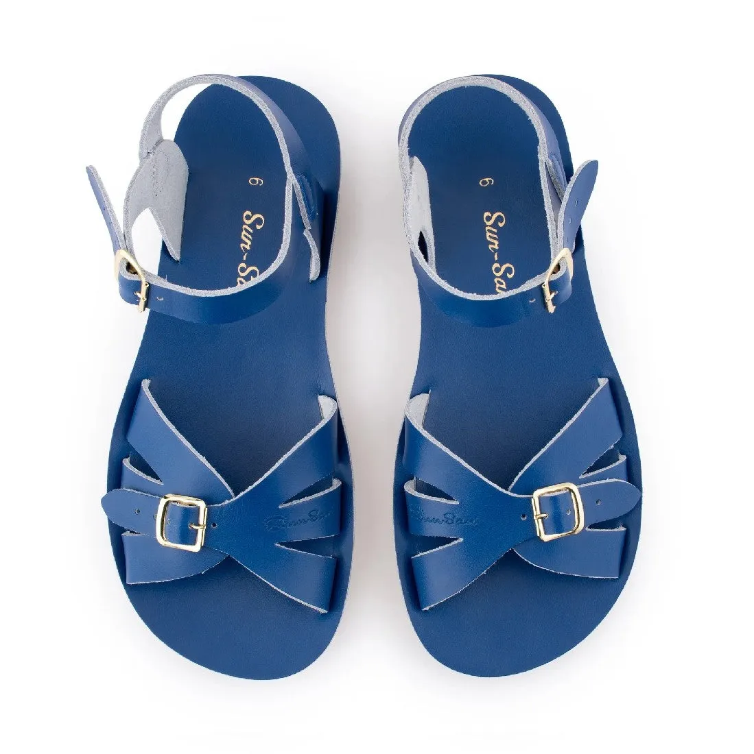 SALTWATER - ADULT BOARDWALK SANDAL: COBALT