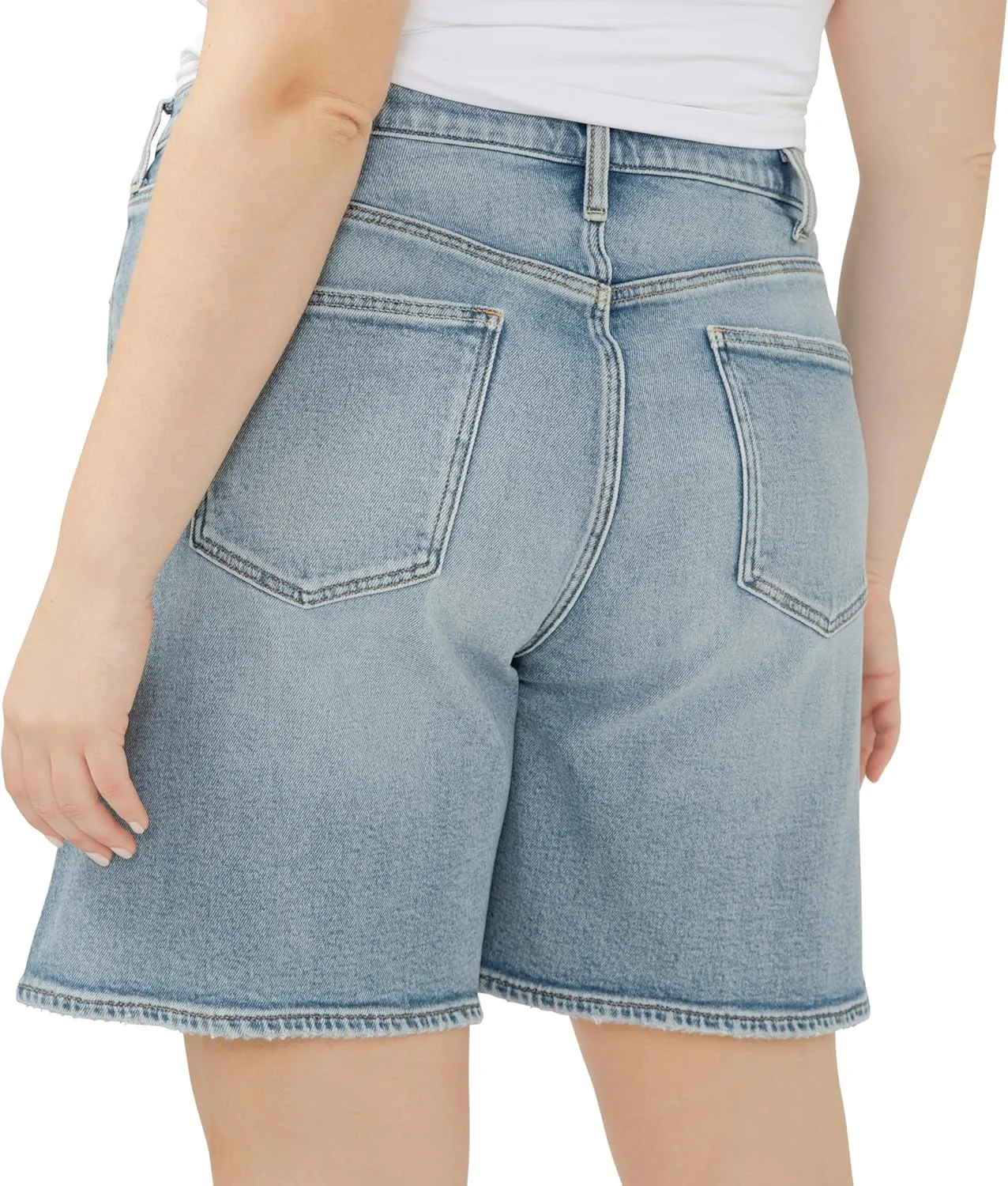 Silver Jeans Co. Women's High Rise Long Shorts