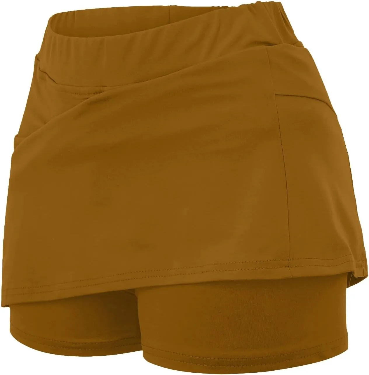 Skorts for Women Dressy Casual Athletic Tennis Mini Short Skirts with Pockets High Waist Tummy Control Yoga Shorts