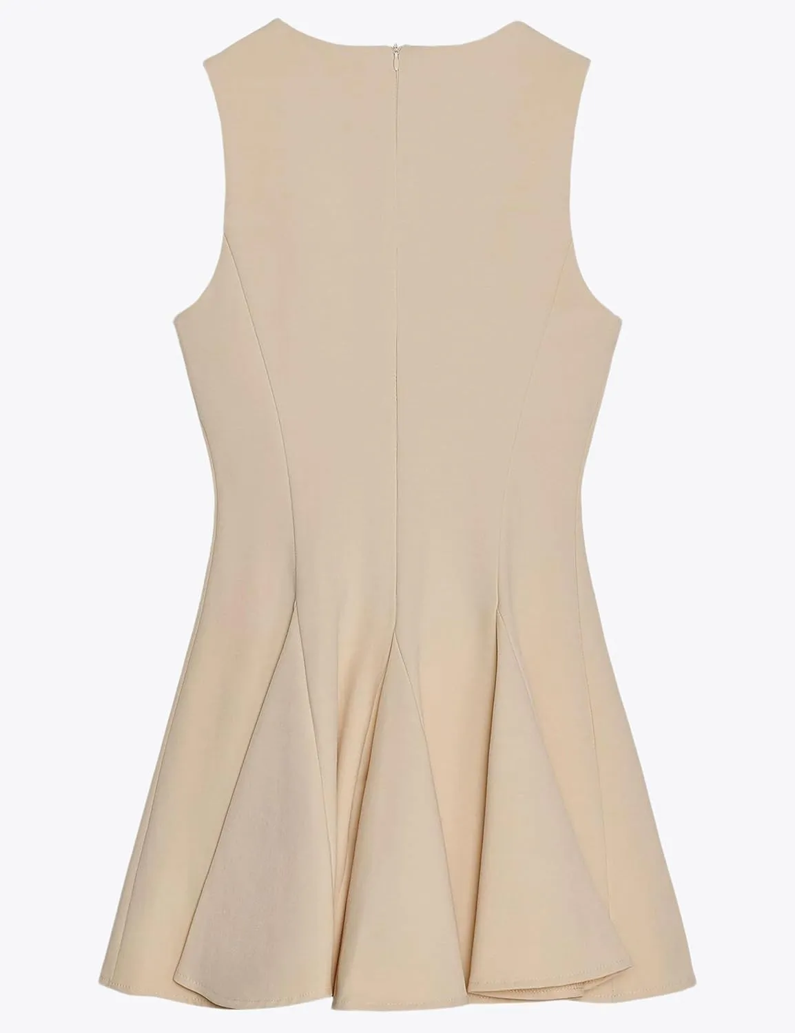 Sleeveless A Line Mini Dress for Women Summer Tie Front Club Party Bow Short Dresses