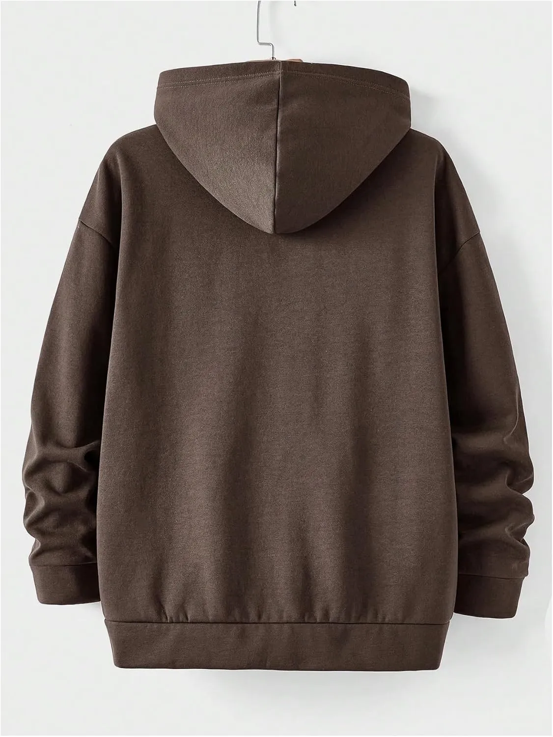 SOLY HUX Men's Graphic Zip Up Hoodies Streetwear Jacket Letter Print Long Sleeve Sweatshirt with Pocket