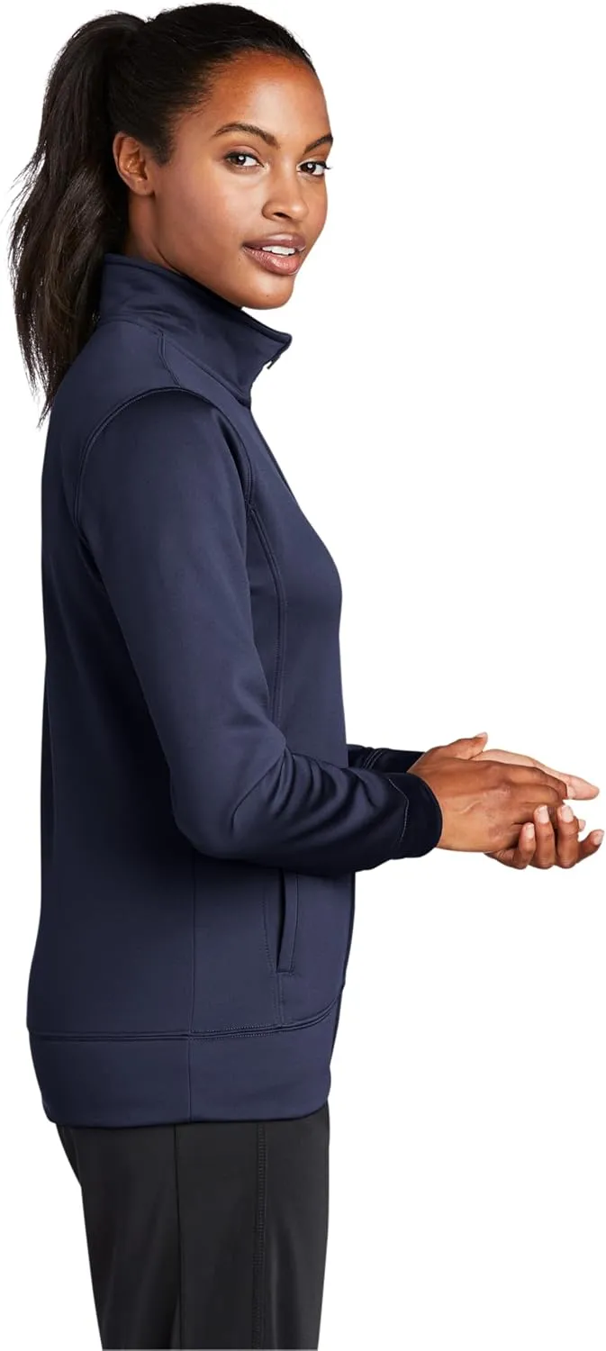 Sport-Tek Ladies Sport-Wick Fleece Full-Zip Jacket. LST241