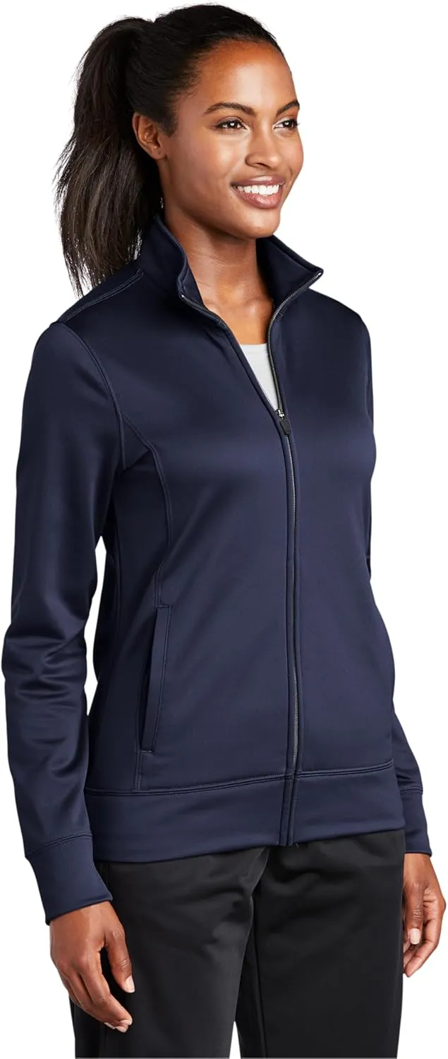 Sport-Tek Ladies Sport-Wick Fleece Full-Zip Jacket. LST241