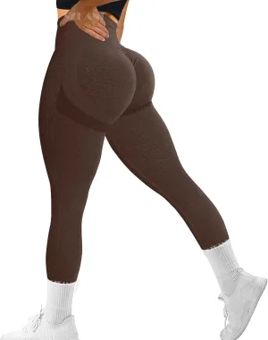 SZKANI Workout Leggings for Women Scrunch Butt Lifting Leggings Booty High Waist Yoga Pants Seamless Gym Tights