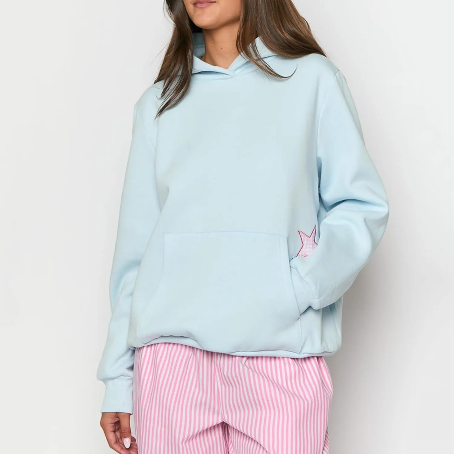 Teen Girls Graphic Y2k Hoodies Women Oversized Preppy Sweatshirt Long Sleeve Pullover Top Embroidery Aesthetic Shirts