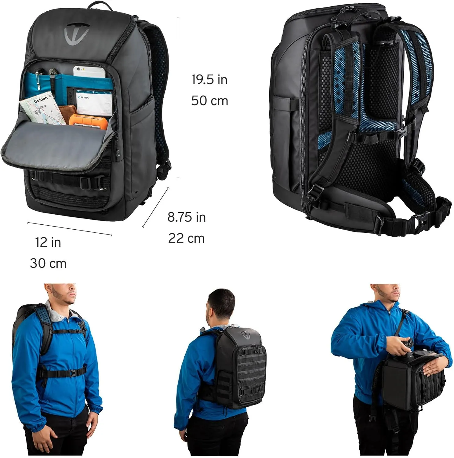 Tenba Axis Backpack Bags (637-701), 20L