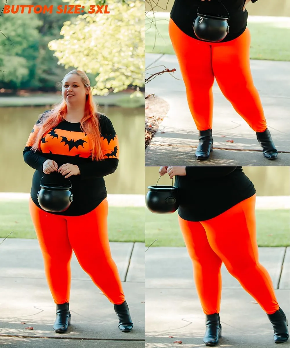 TIYOMI Plus Size Leggings for Women High Waist Full Length Pants Casual Ankle Fall Leggings XL-5XL