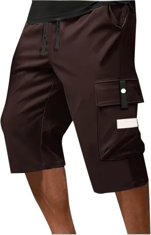 Track Trousers Men Pajama Beach Hiking Joggers Outfits Swim Business with Pockets Casual Travel Yoga Cargo Joggers