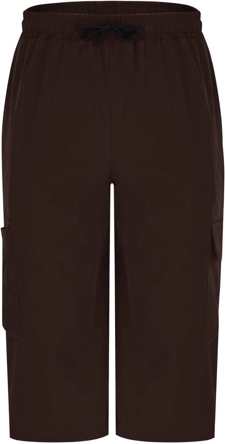 Track Trousers Men Pajama Beach Hiking Joggers Outfits Swim Business with Pockets Casual Travel Yoga Cargo Joggers