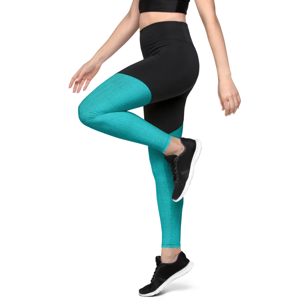 Turquoise Leggings