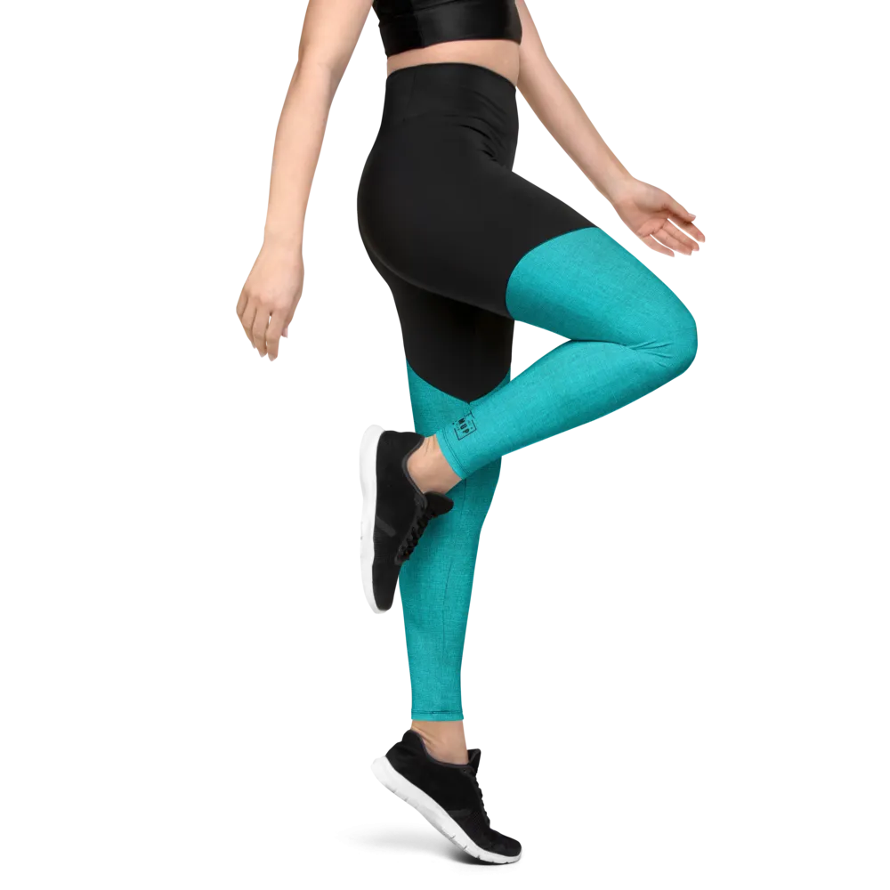 Turquoise Leggings