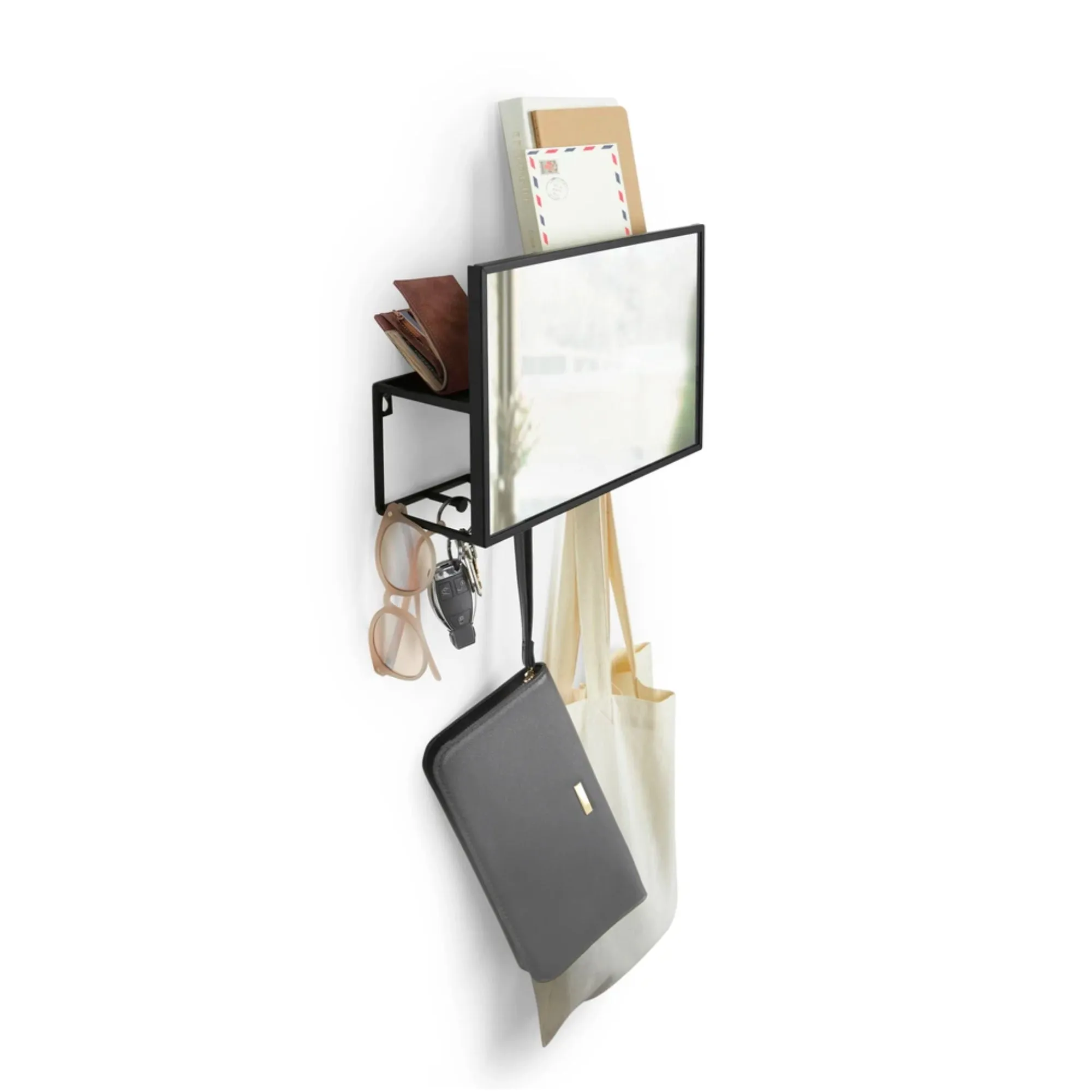 Umbra Cubiko wall mirror with hook