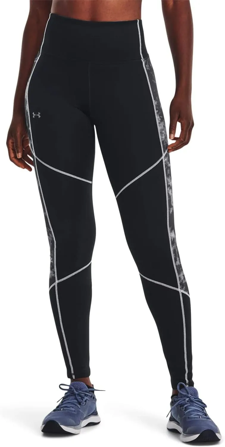 Under Armour - Womens Train Cw Leg Novelty Leggings, Color Black/Calypso/Jet Gray (001), Size: X-Large