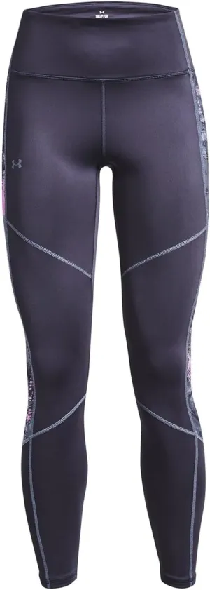 Under Armour - Womens Train Cw Leg Novelty Leggings, Color Tempered Steel/Jellyfish/Aurora Purple (558), Size: Small