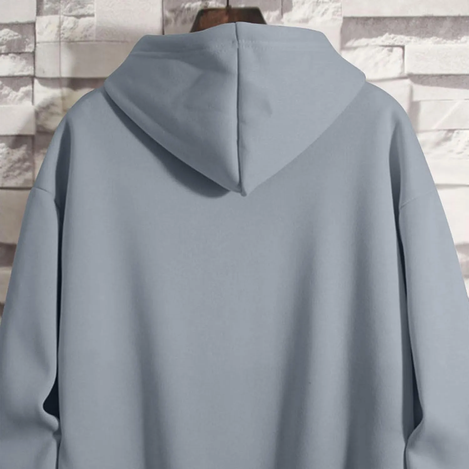 Women Casual Full Zip Up Hoodie Comfy Loose Long Sleeve Sweatshirt Solid Color Drawstring Jacket with Pockets