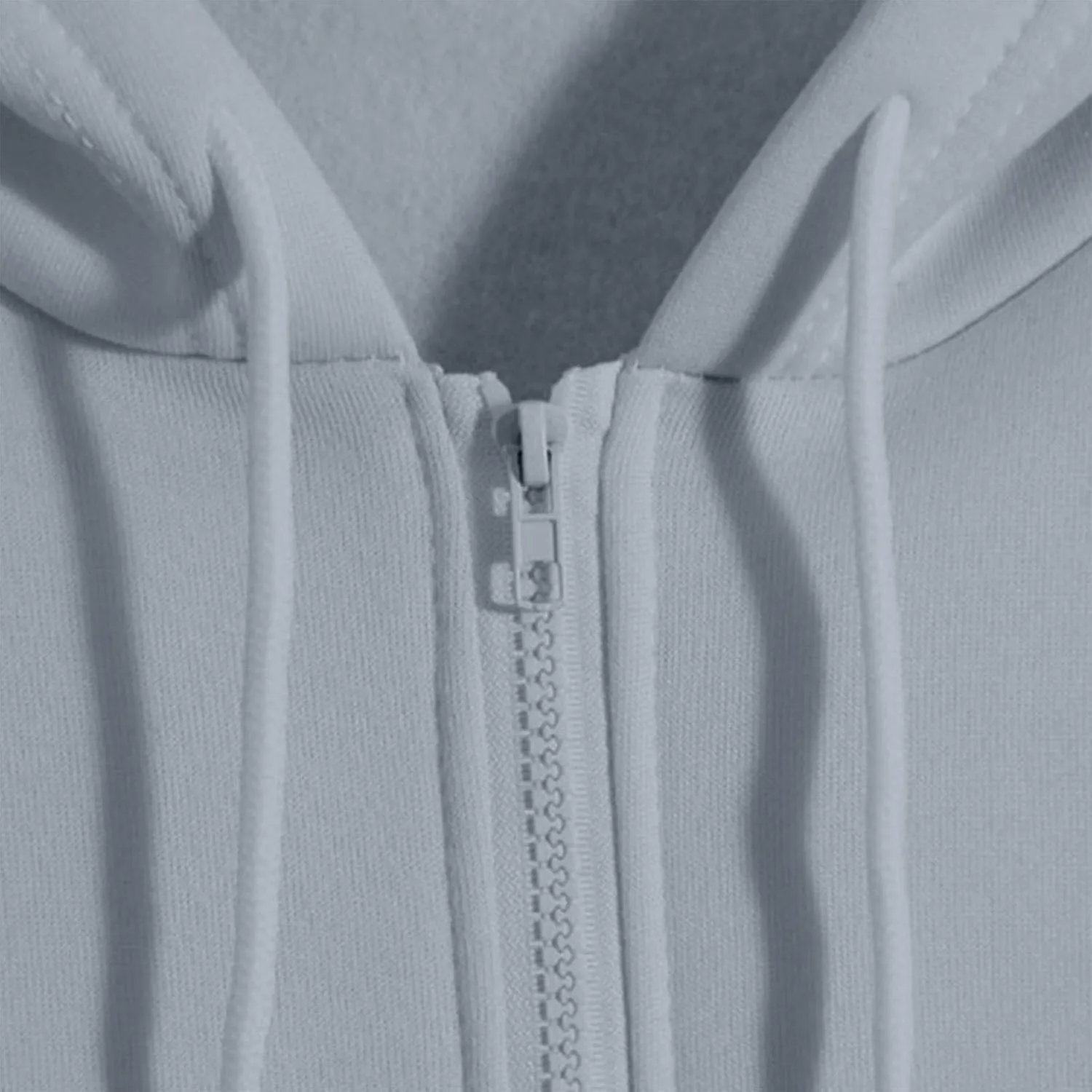 Women Casual Full Zip Up Hoodie Comfy Loose Long Sleeve Sweatshirt Solid Color Drawstring Jacket with Pockets