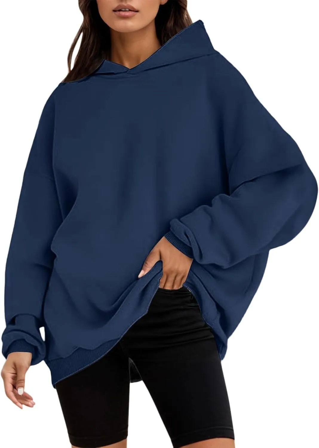 Womens Oversized Hoodies Teen Girls Long Sleeve Hooded Pullover Sweatshirts 2025 Trendy Fall Winter Outfits with Pocket