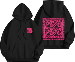Women's Oversized Sweatshirt Graphic Hoodies Casual Long Sleeve Loose Pullover Tops with Pocket