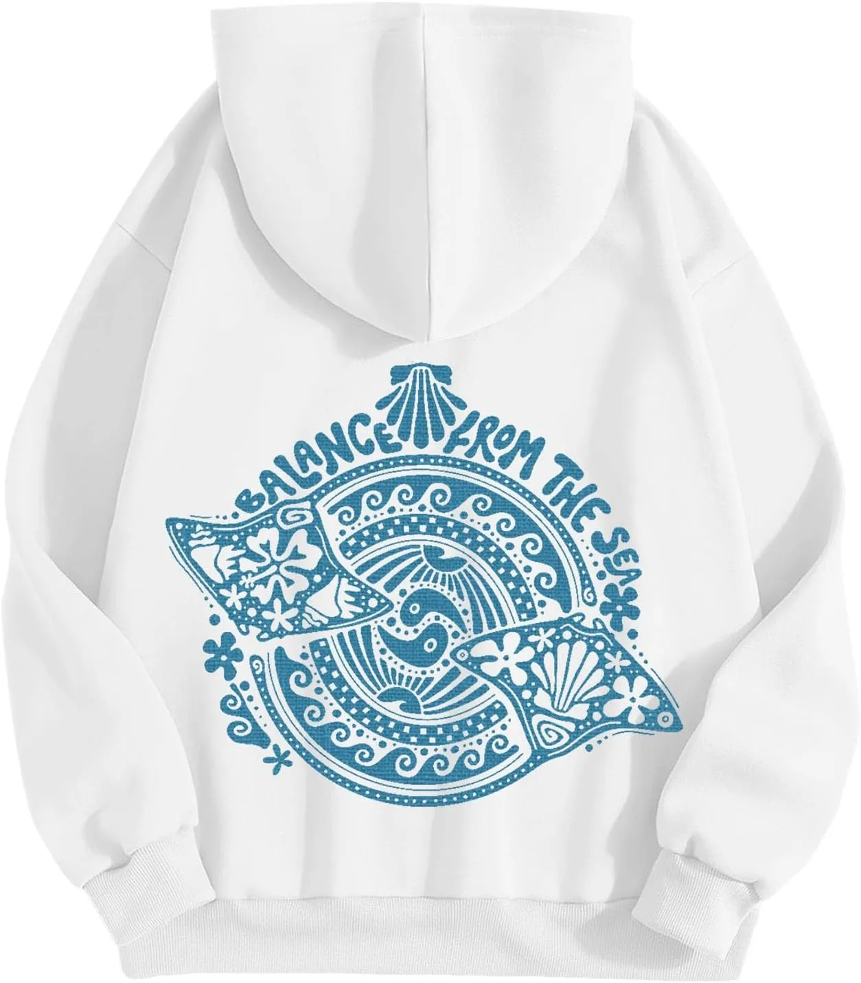 Women's Oversized Sweatshirt Graphic Hoodies Casual Long Sleeve Loose Pullover Tops with Pocket