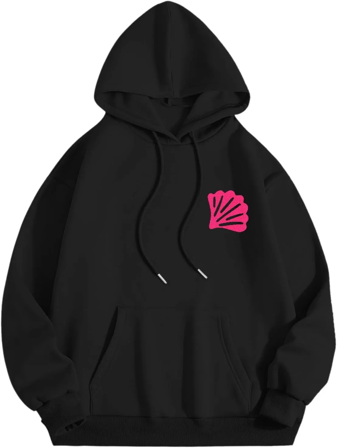 Women's Oversized Sweatshirt Graphic Hoodies Casual Long Sleeve Loose Pullover Tops with Pocket