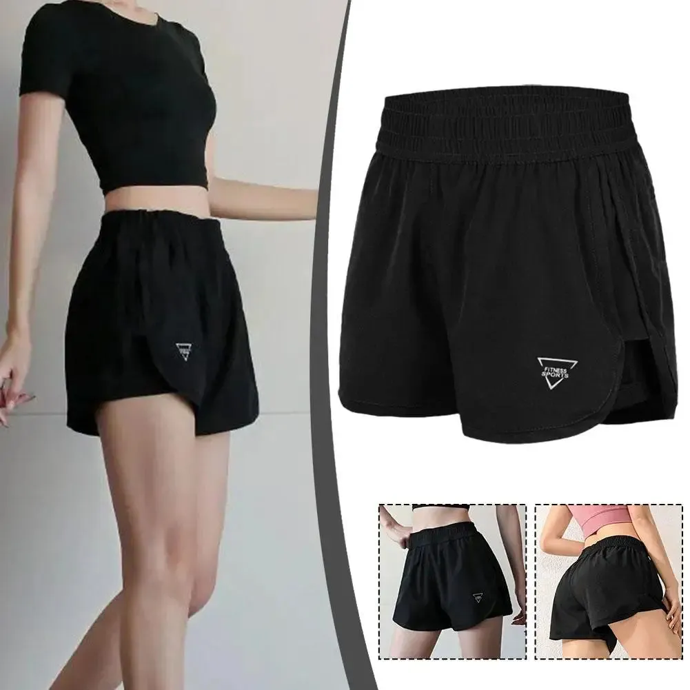 Women's Quick-Dry Double Layer Running Shorts