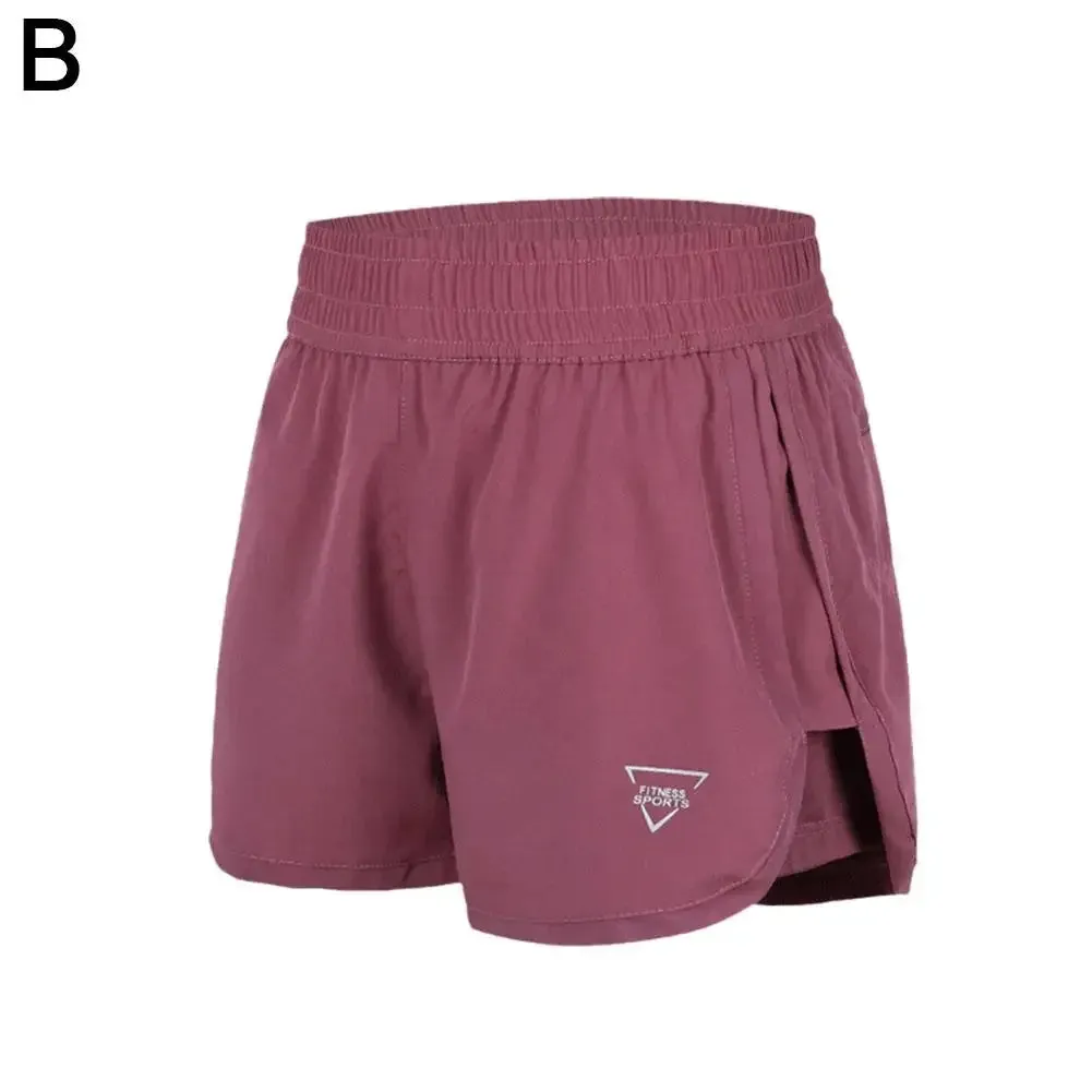 Women's Quick-Dry Running Shorts - Double Layer Comfort