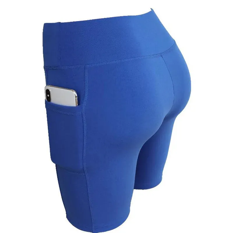 Women's Quick-Dry Yoga Shorts with Pocket