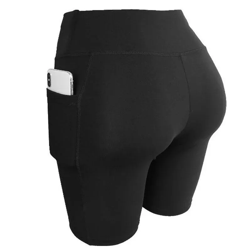 Women's Quick-Dry Yoga Shorts with Pocket